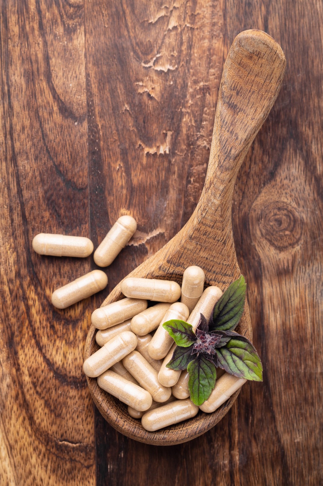 Alternative Medicine. Dietary supplements, vitamins and minerals for vegans and vegetarians.